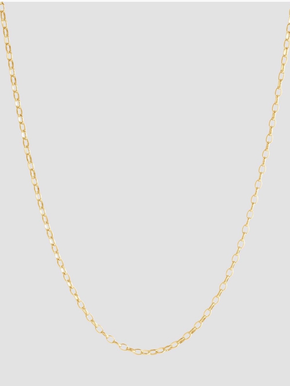 Anabel aram 18k gold-plated oval link chain necklace 18.5-19.5 inch